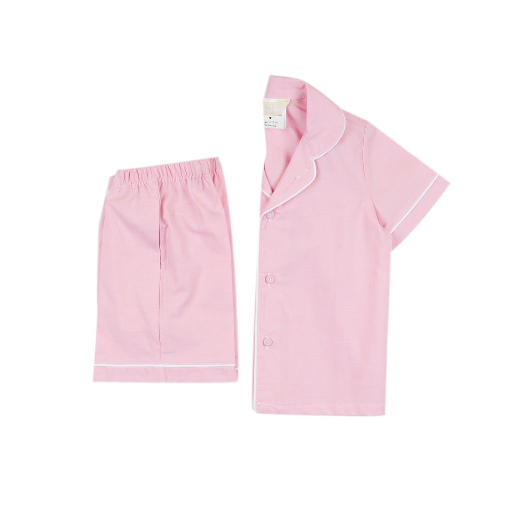 Pigiama sartoriale bambino/a rosa