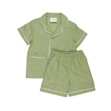 Pigiama sartoriale bambino/a verde