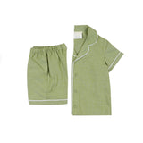 Pigiama sartoriale bambino/a verde