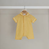 Pigiama sartoriale new born giallo