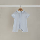 Pigiama sartoriale new born righe celeste