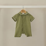 Pigiama sartoriale new born verde