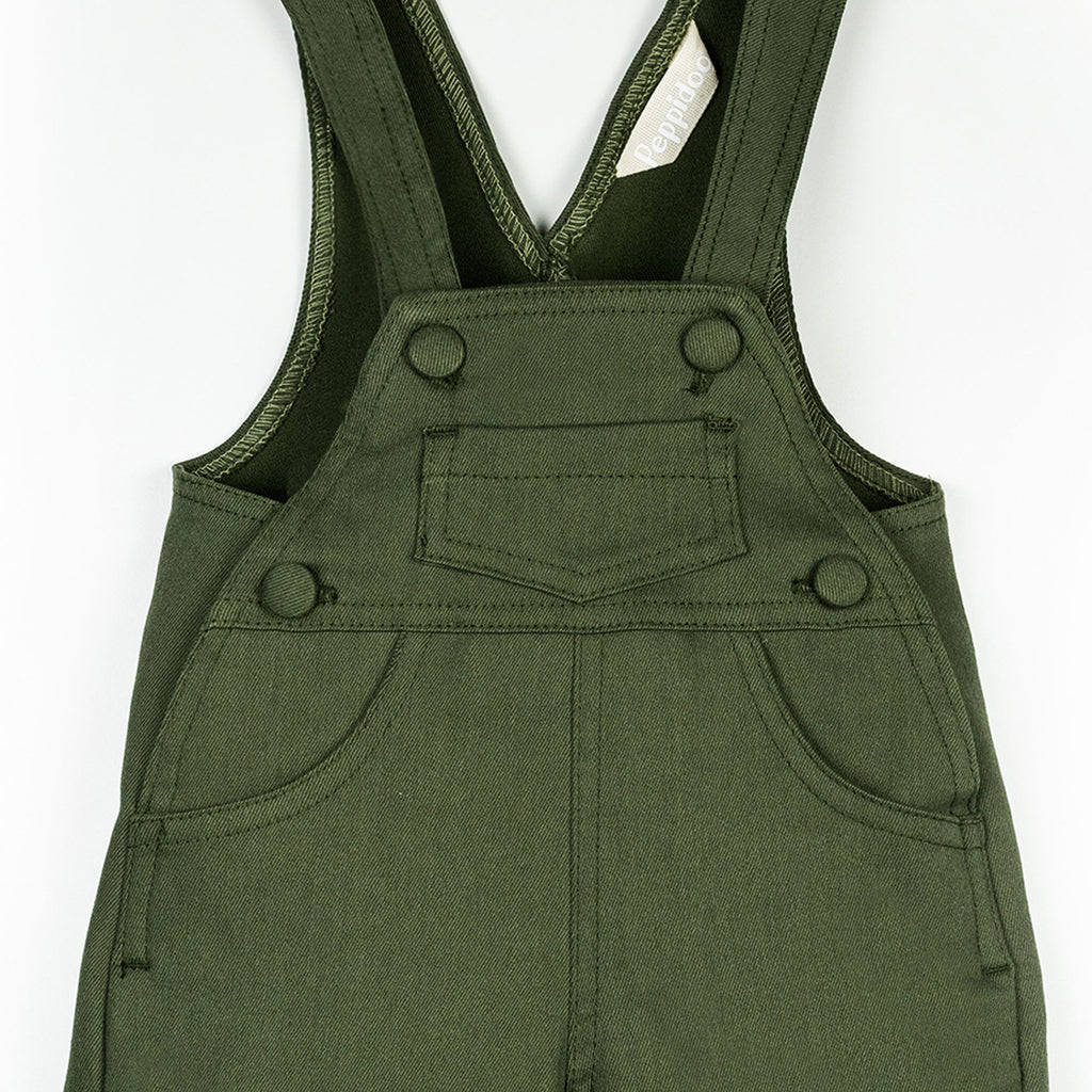 Salopette bambino/a verde militare