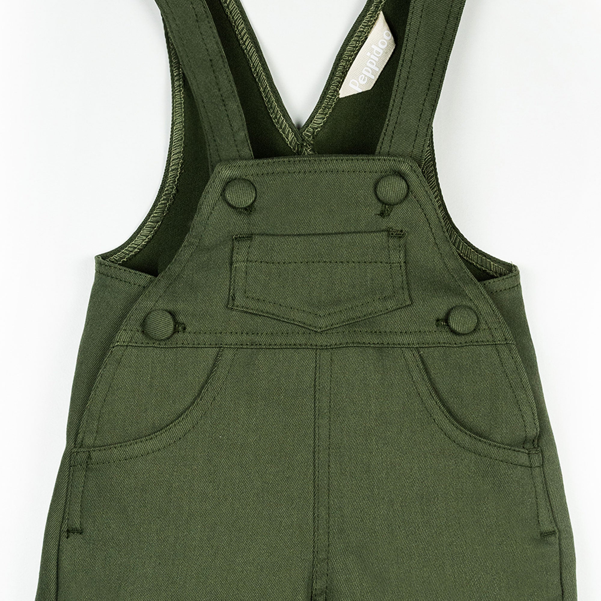 Salopette bambino/a verde militare