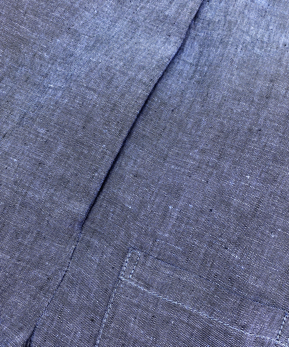 Salopette bambino lino blu