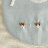 Set tre bavette celeste