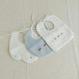 Set tre bavette celeste