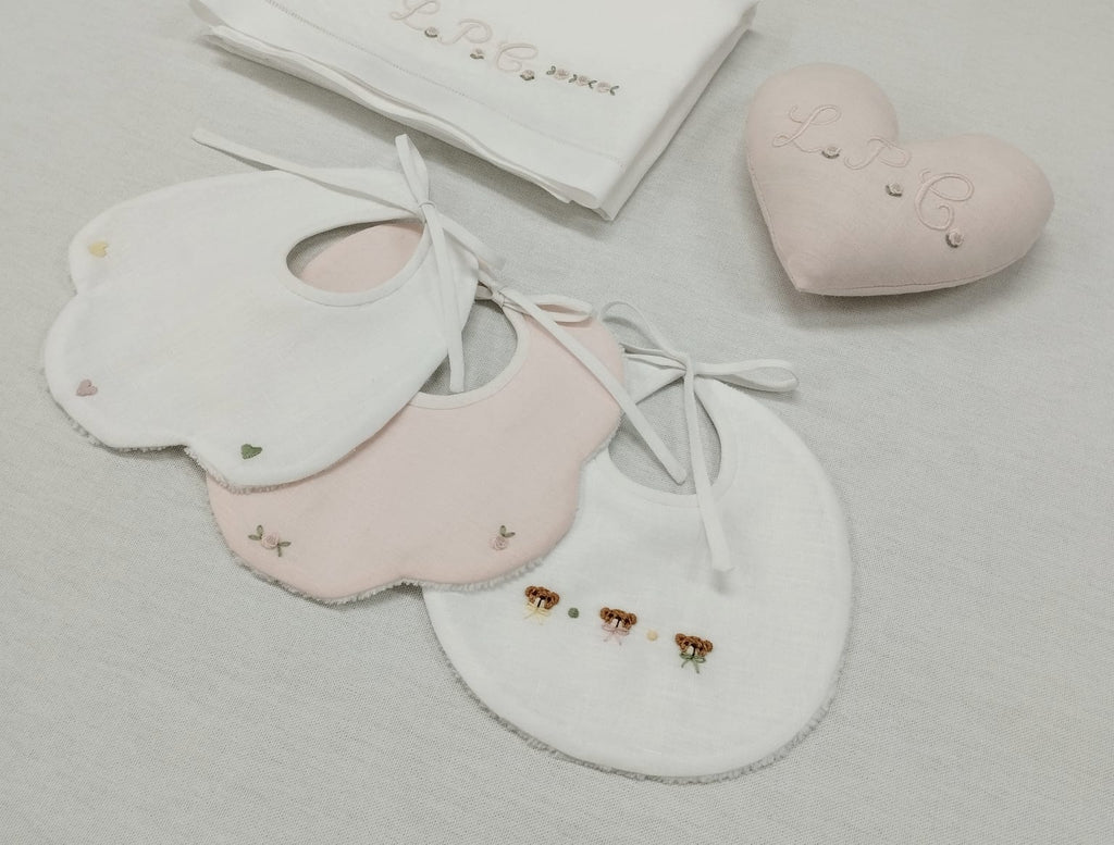 Set tre bavette rosa