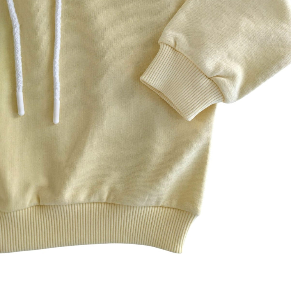 Tuta completa cappuccio giallo