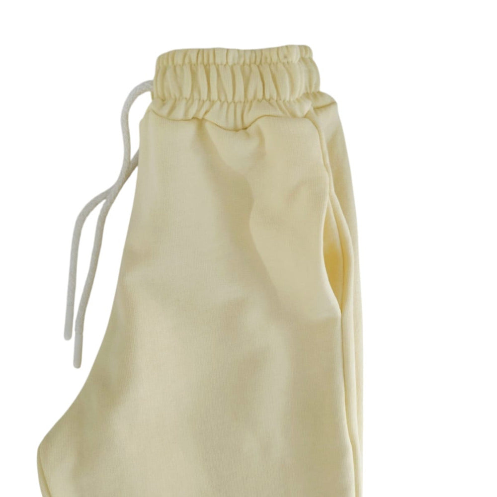Tuta completa girocollo giallo