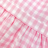 Vestito a quadri rosa