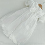 Vestito battesimale in organza