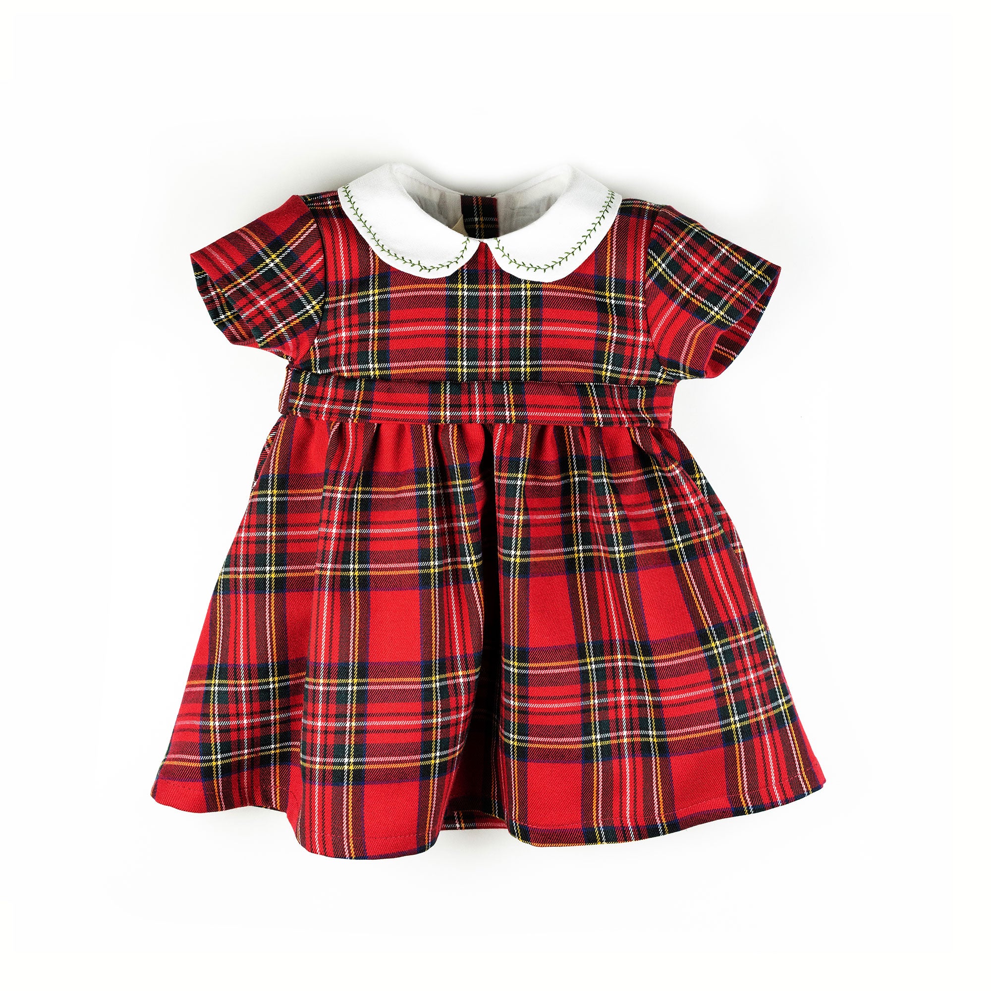 Vestito in tartan rosso