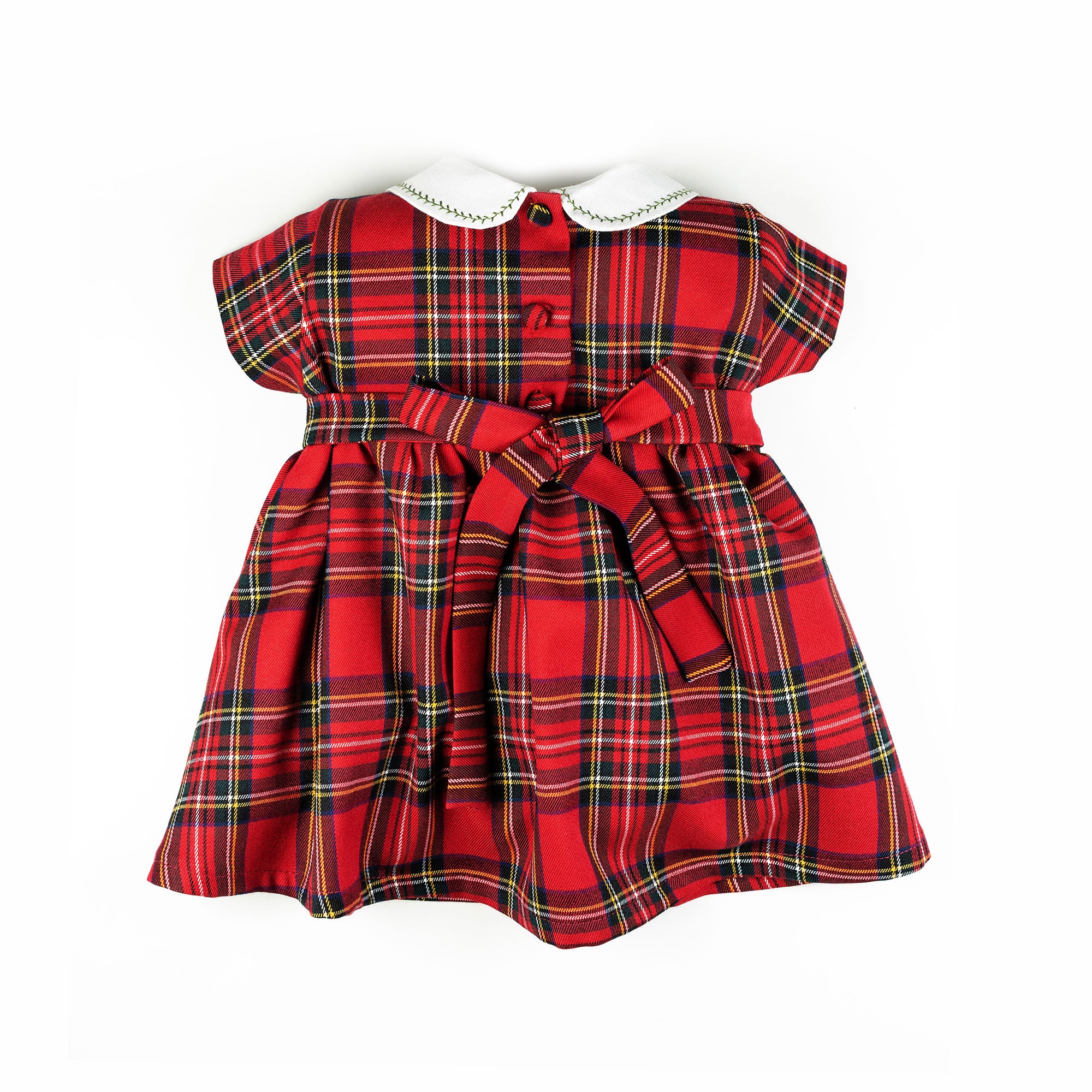 Vestito in tartan rosso