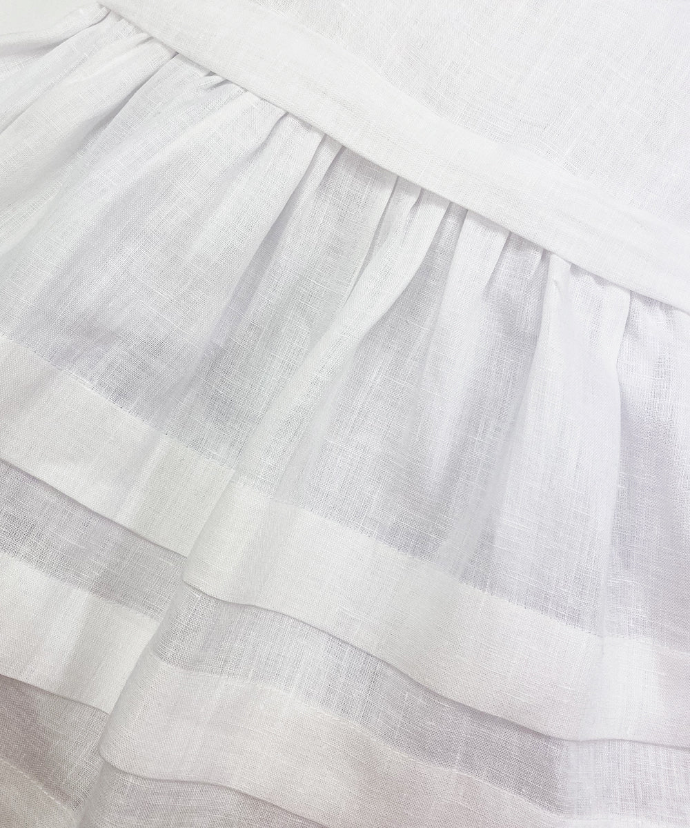 Vestito lino bianco