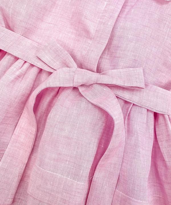 Vestito lino rosa