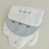 Set tre bavette celeste