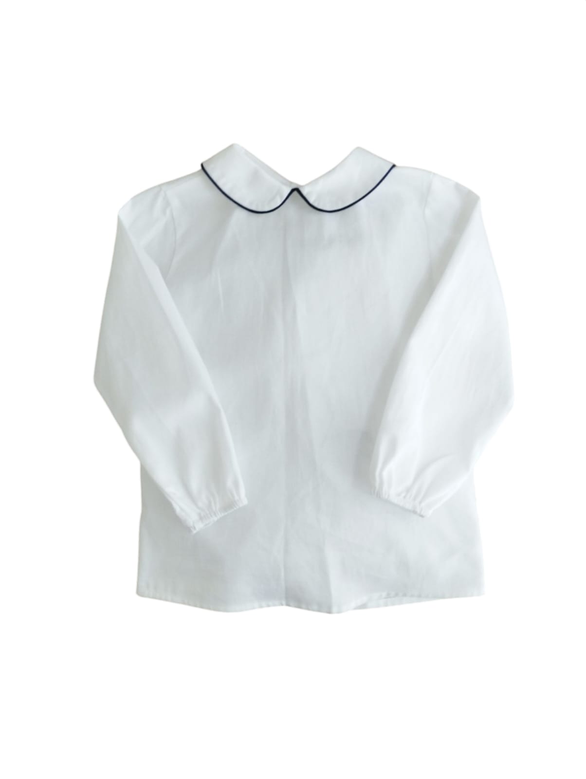 Camicia bambino con colletto e polsino arricciato