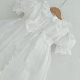 Vestito battesimale in organza