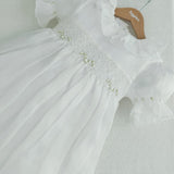 Vestito battesimale in organza