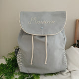 Zaino con tasche laterali celeste