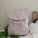 Zaino con tasche laterali lilla