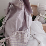 Zaino con tasche laterali lilla