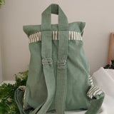 Zaino con tasche laterali verde